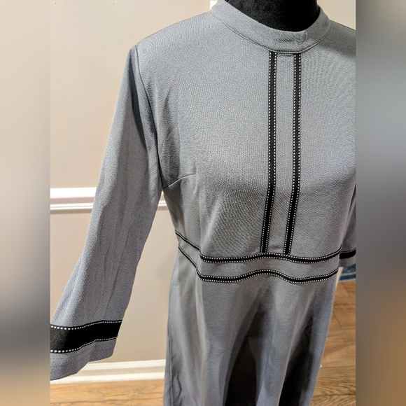 Grey Midi Dress Size 14 (NWT) - Picture 2 of 4